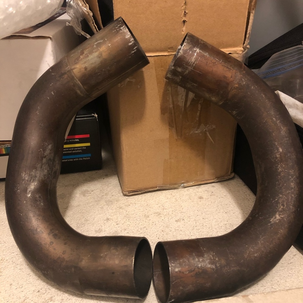 Porsche Boxster 986 exhaust pipes